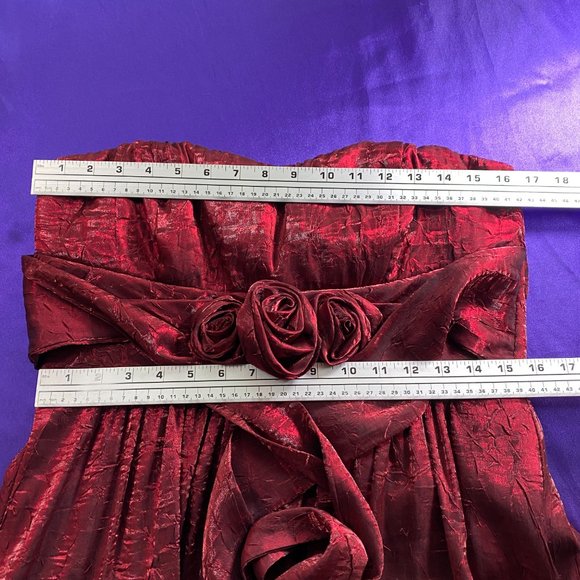 📌 Teeze  Me Burgundy Homecoming Party Cocktail Semi Formal Dress - Picture 9 of 14